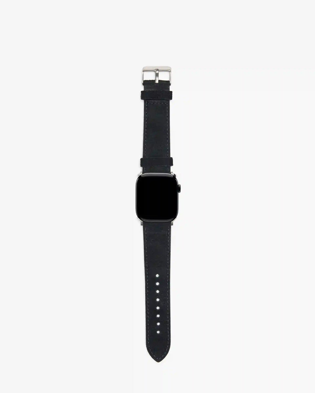 Suede Watch Strap - Jet Black