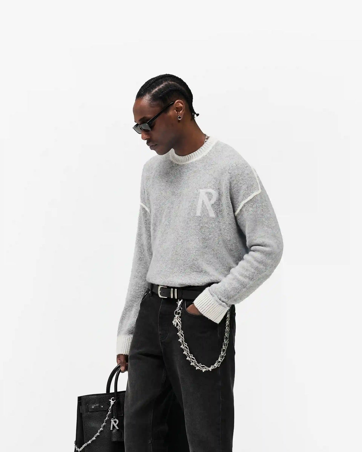 Laurel Knit Sweater - Sun Fade Grey