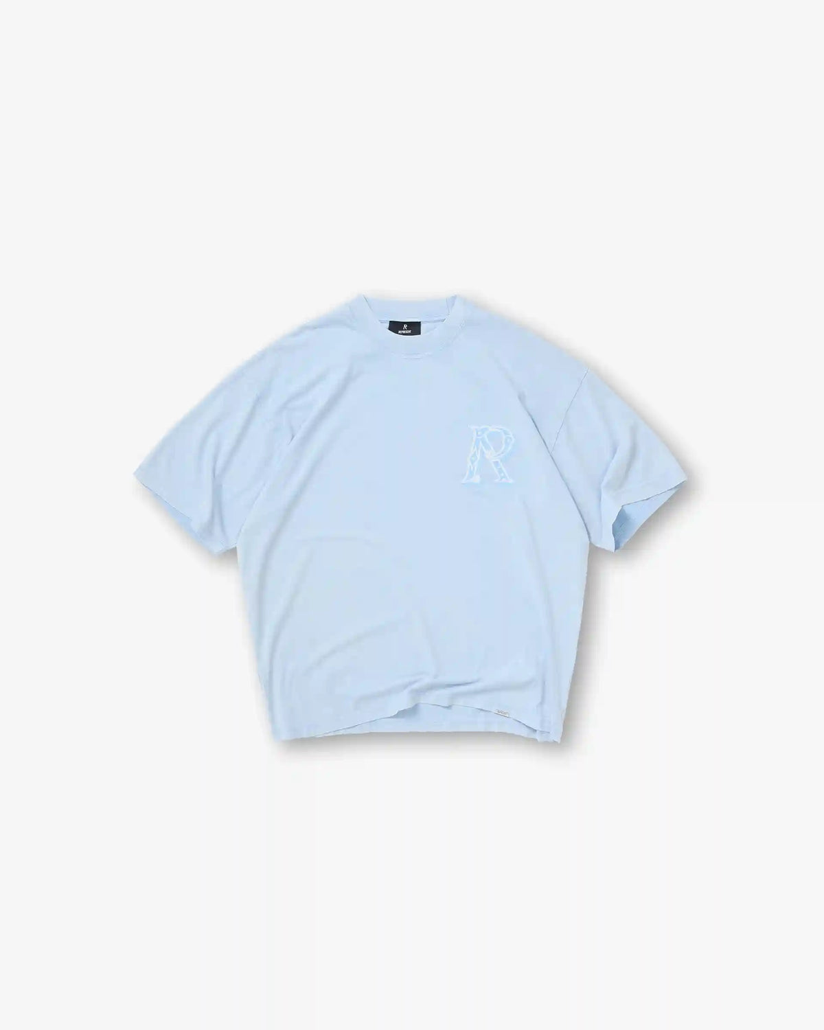 Western Initial T-Shirt - Mountain Blue