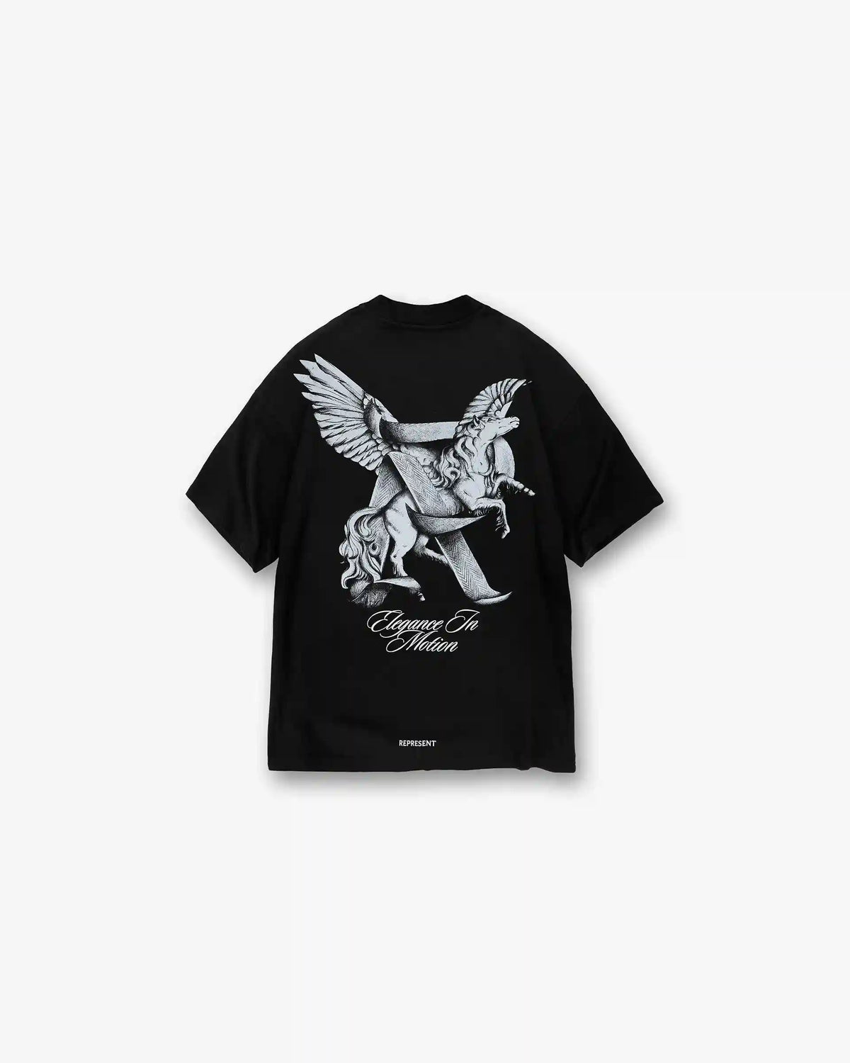 Elegance In Motion T-Shirt - Jet Black