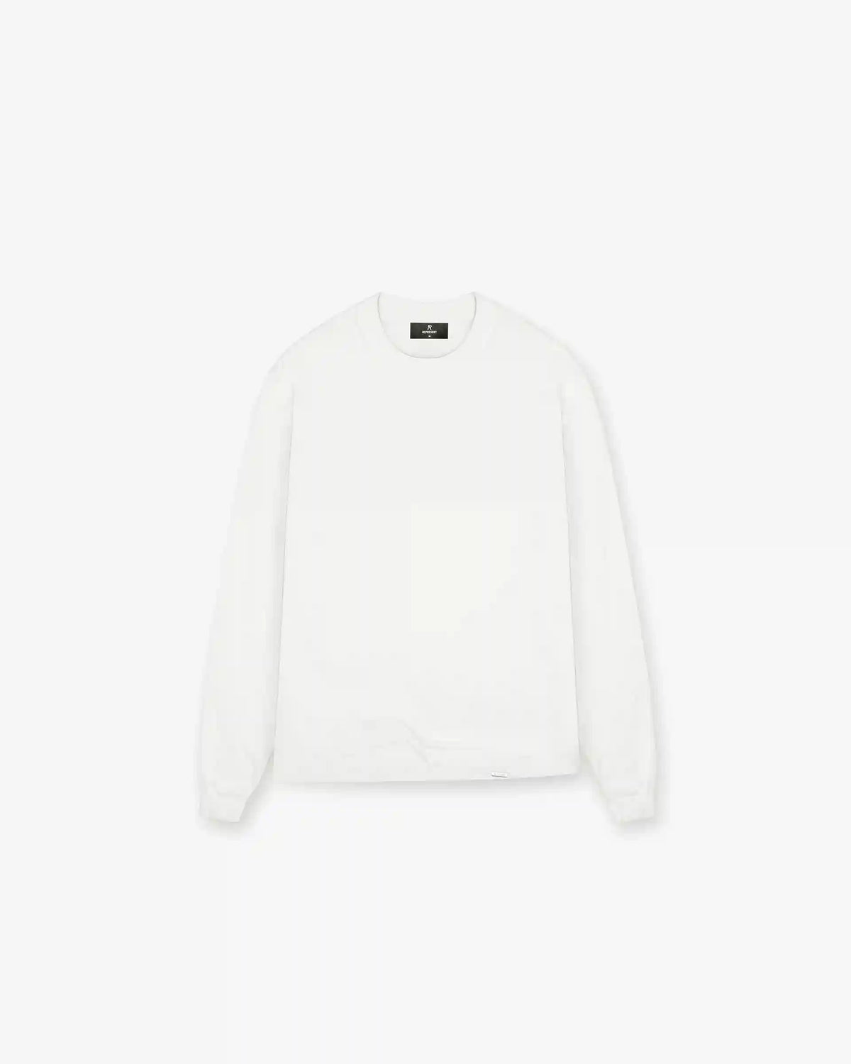 Initial Long Sleeve T-Shirt - Flat White