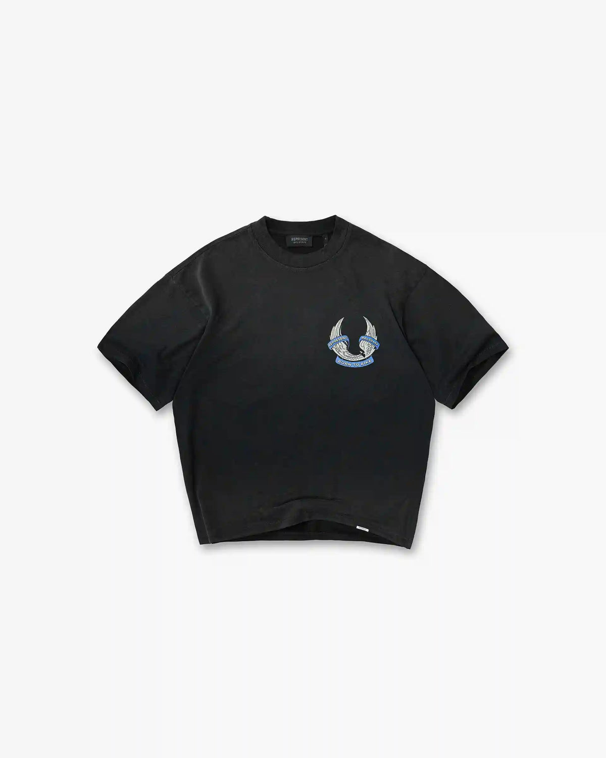 Represent X Belstaff Born To Bike T-Shirt - Aged Black