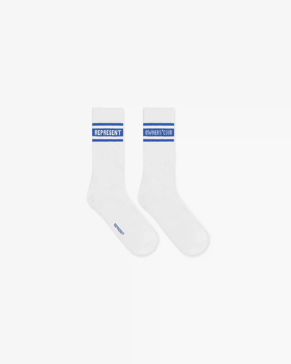 Represent Owners Club Socks - Flat White Cobalt