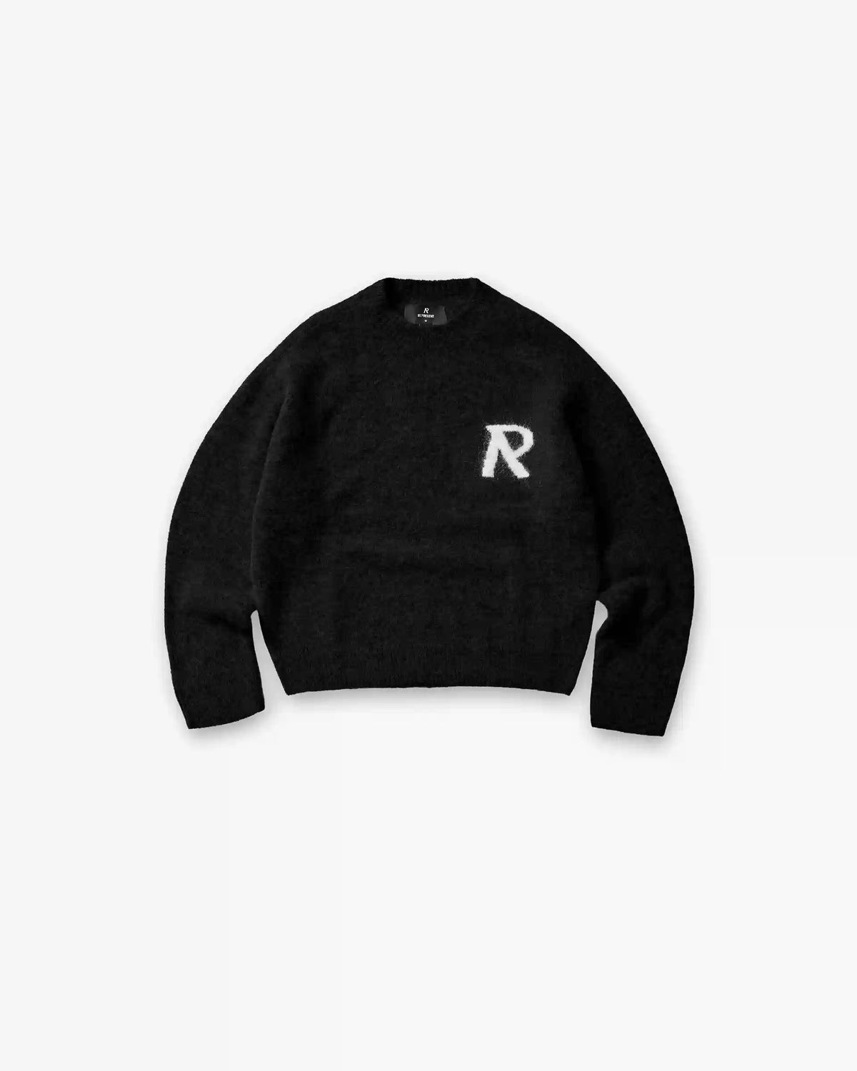 Logo Knit Sweater - Jet Black