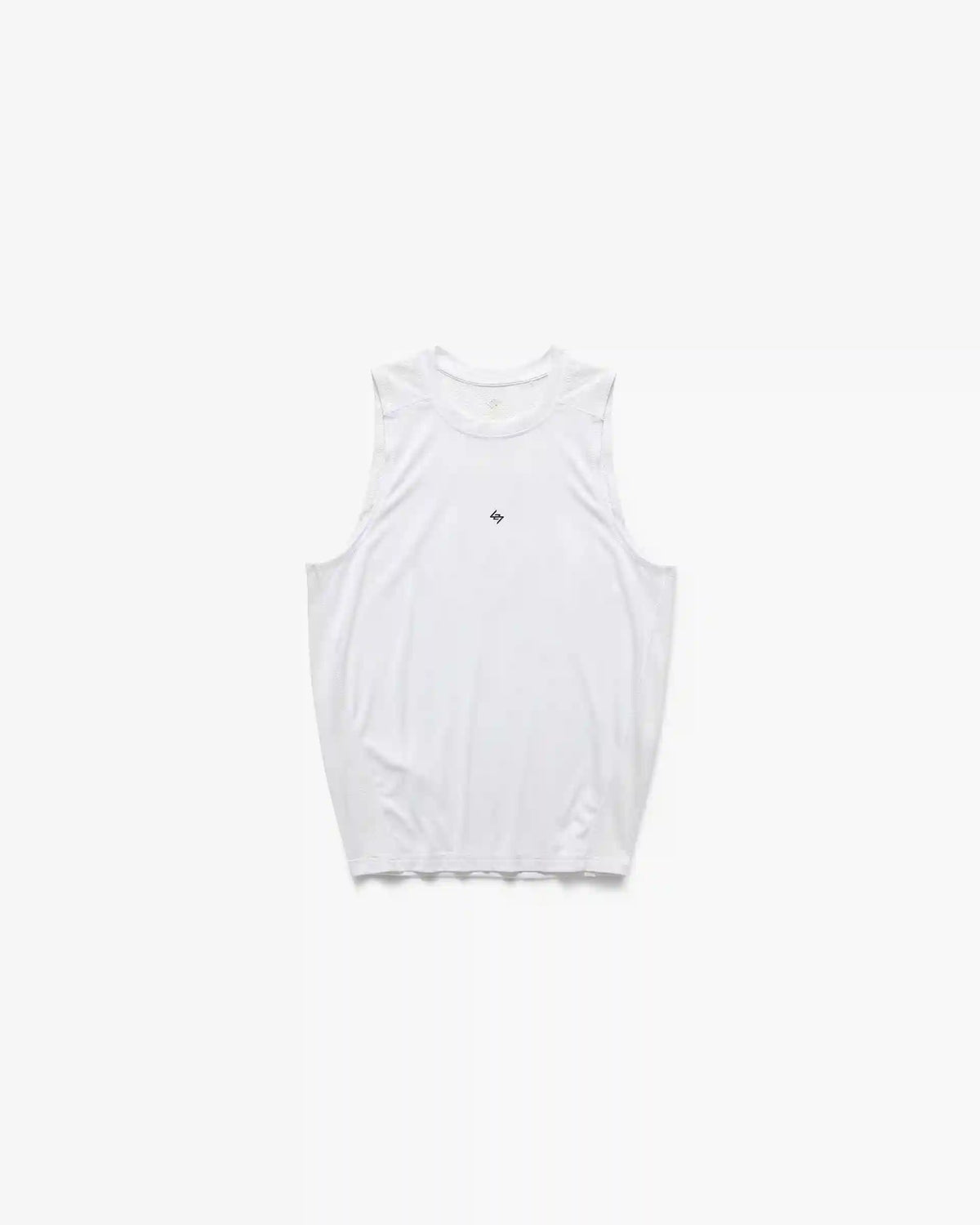 247 Numbers Vest - Flat White