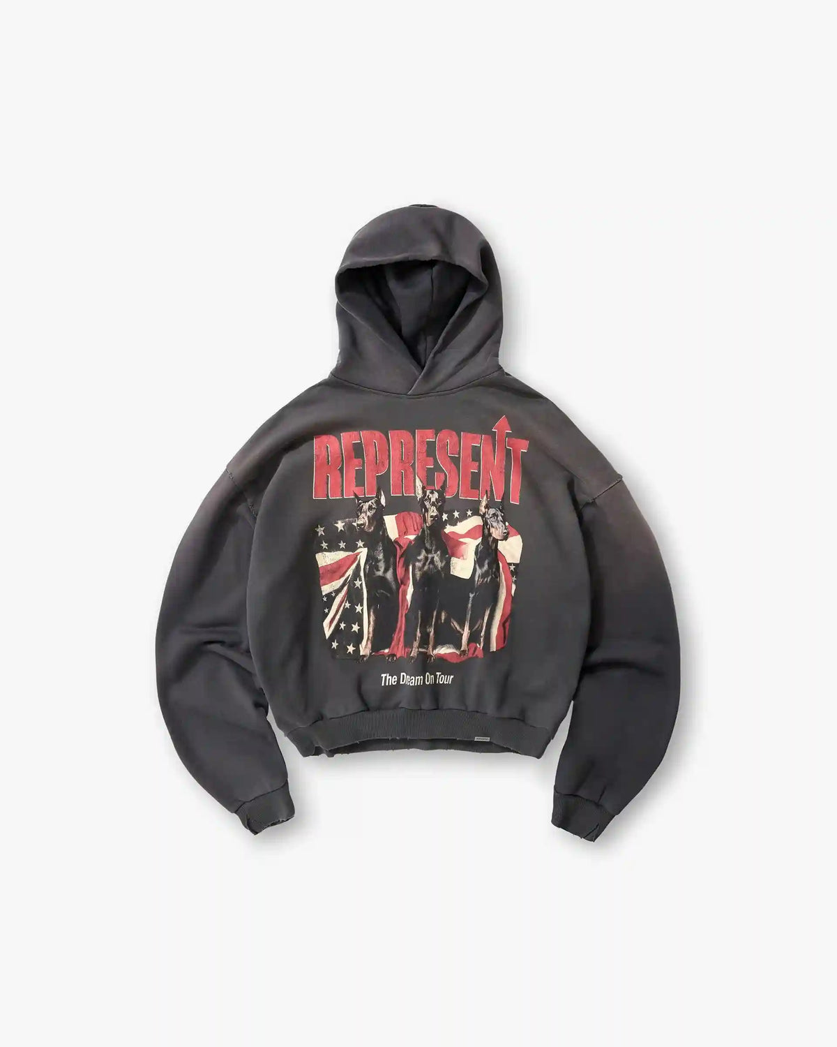 Dream On Tour Hoodie - Sun Fade Grey