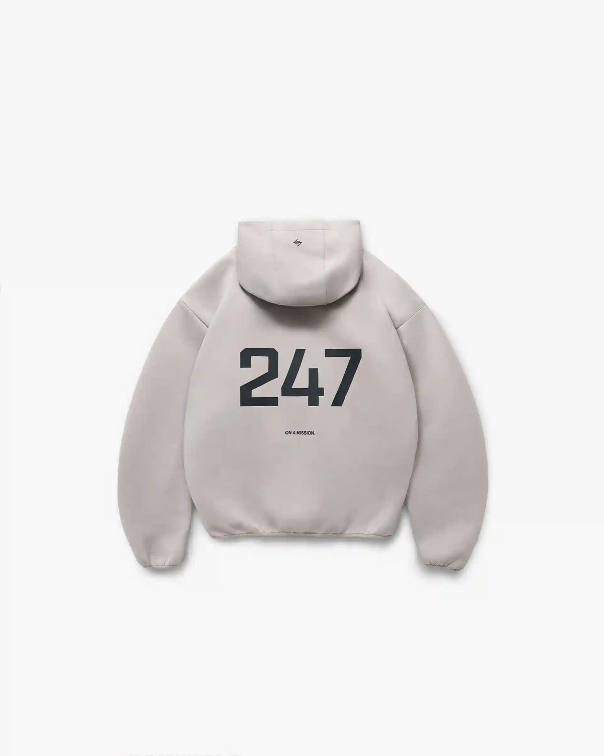 247 Form Zip Hoodie - Ash Grey