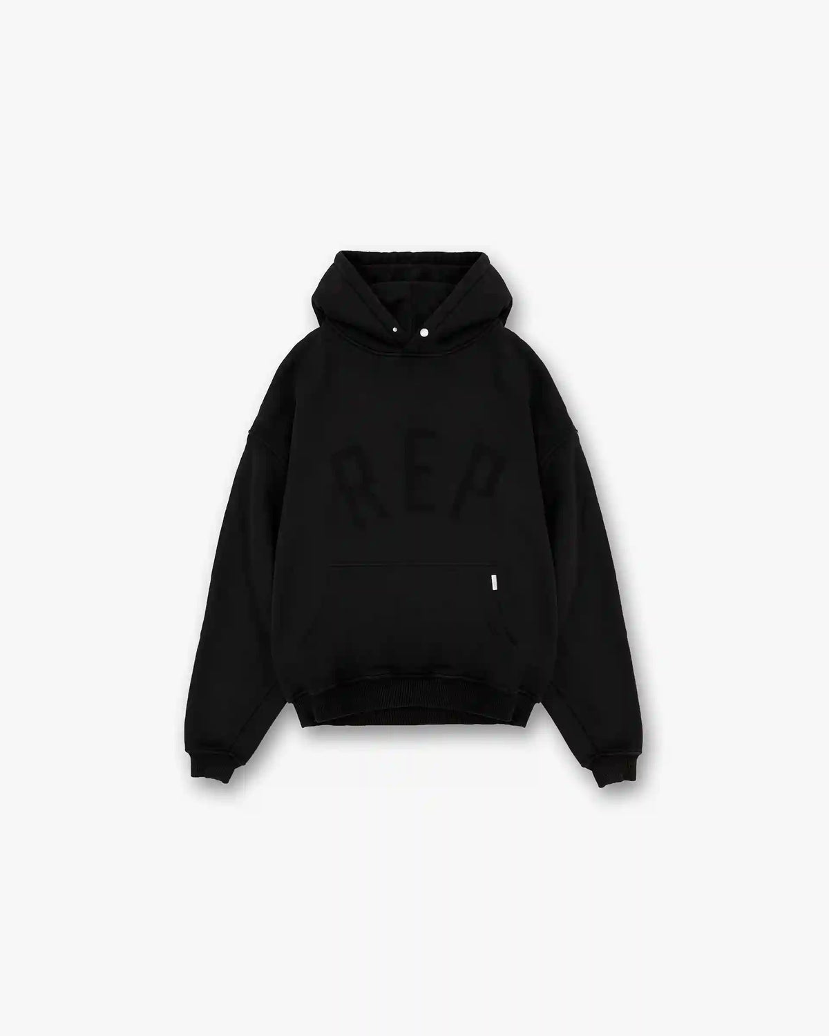 Rep Applique Hoodie - Off Black