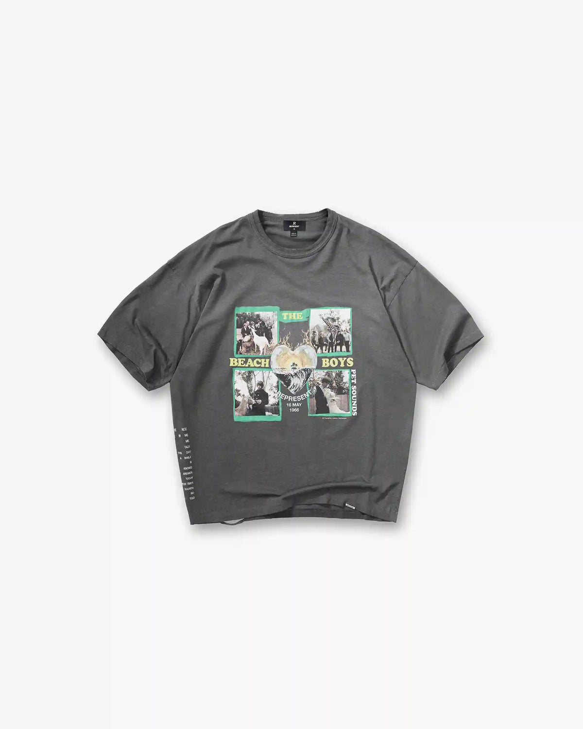 Represent x Beach Boys Pet Sounds T-Shirt - Sunfade Grey