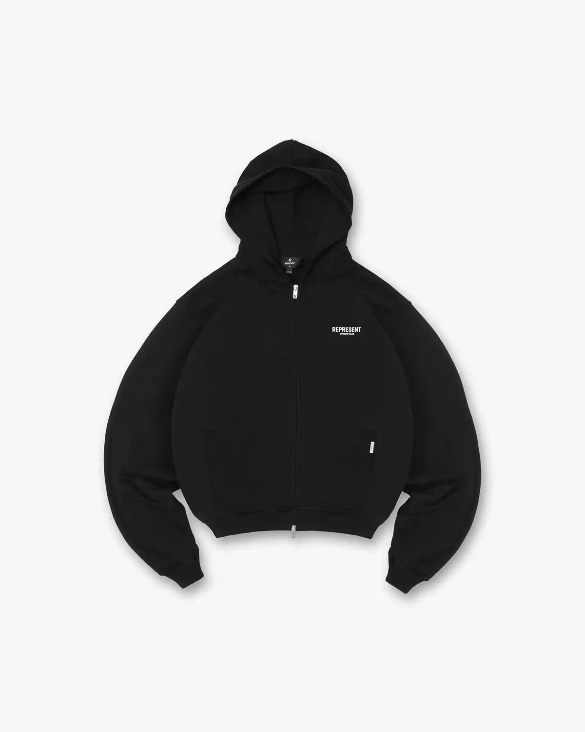 Represent Owners Club Zip Hoodie - Black