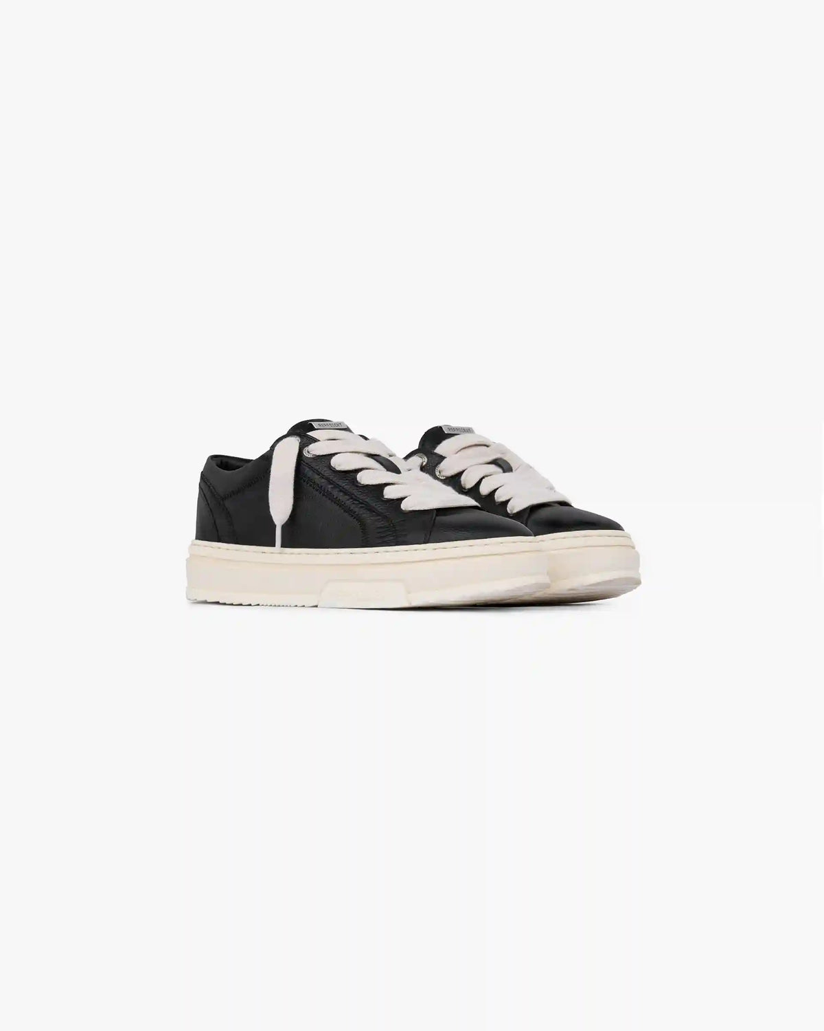 HTN Low Tumbled Leather - Black