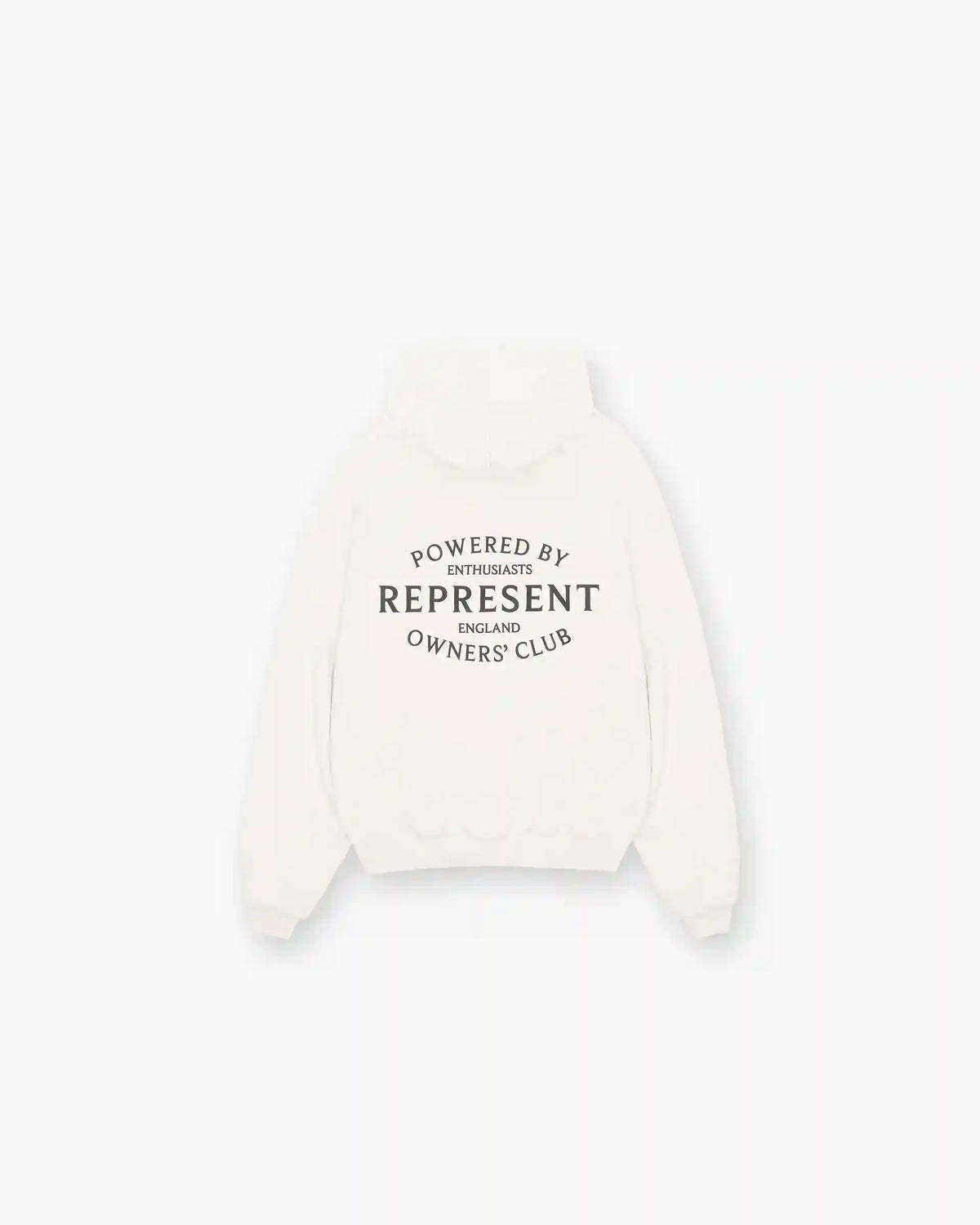 Represent Owners Club Stamp Hoodie - Flat White