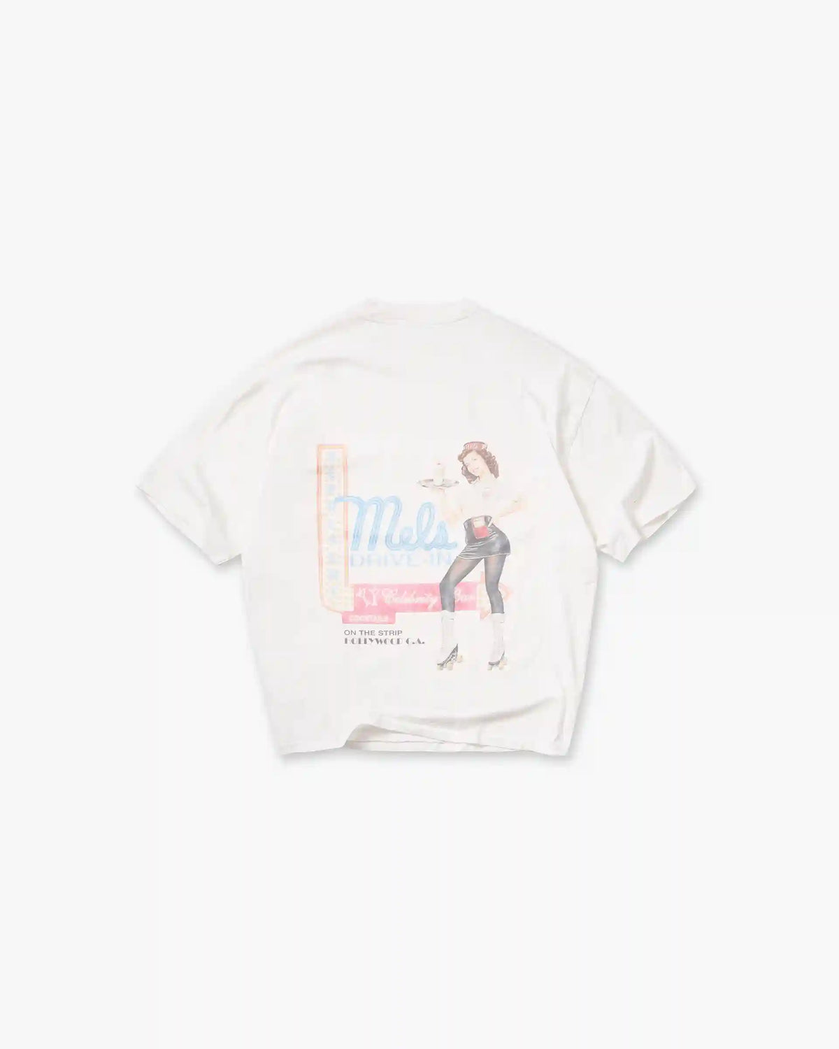 Represent x Mels Diner T-Shirt - Flat White