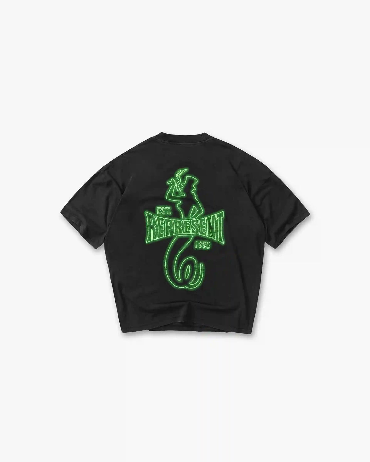 Represent x The Viper Room Glow T-Shirt - Vintage Black