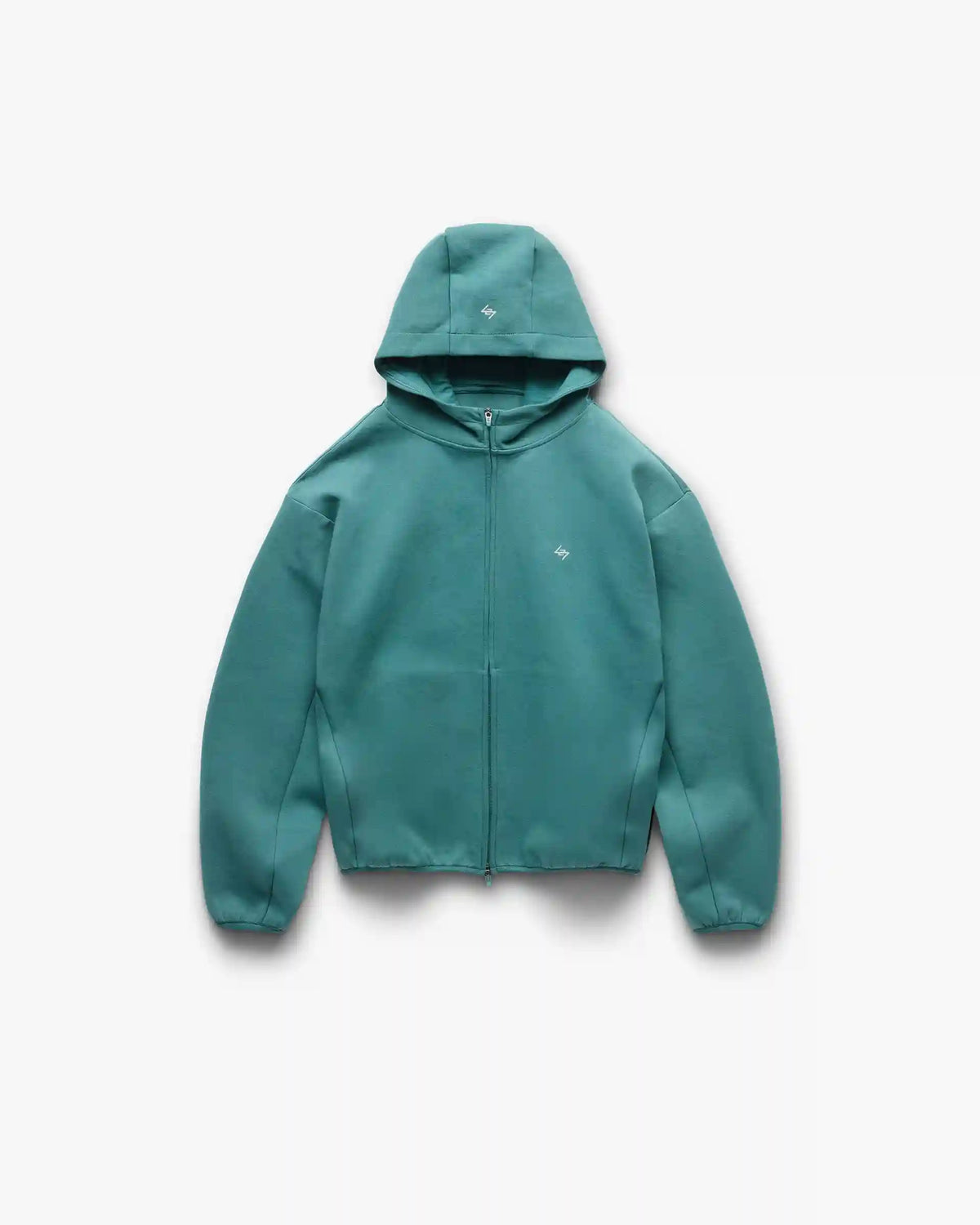 247 Form Zip Hoodie - Teal