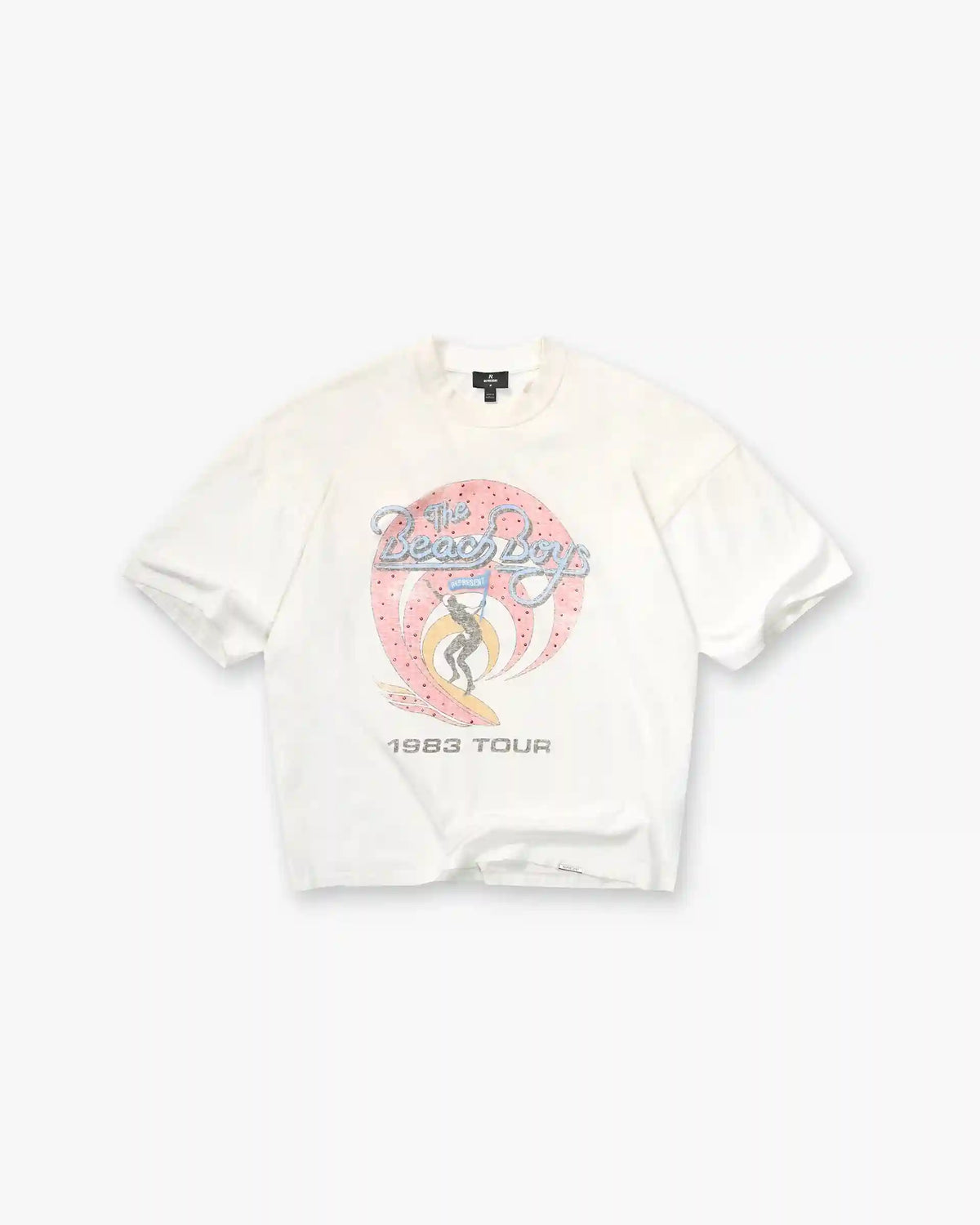 Represent x Beach Boys Tour T-Shirt - Washed Ecru