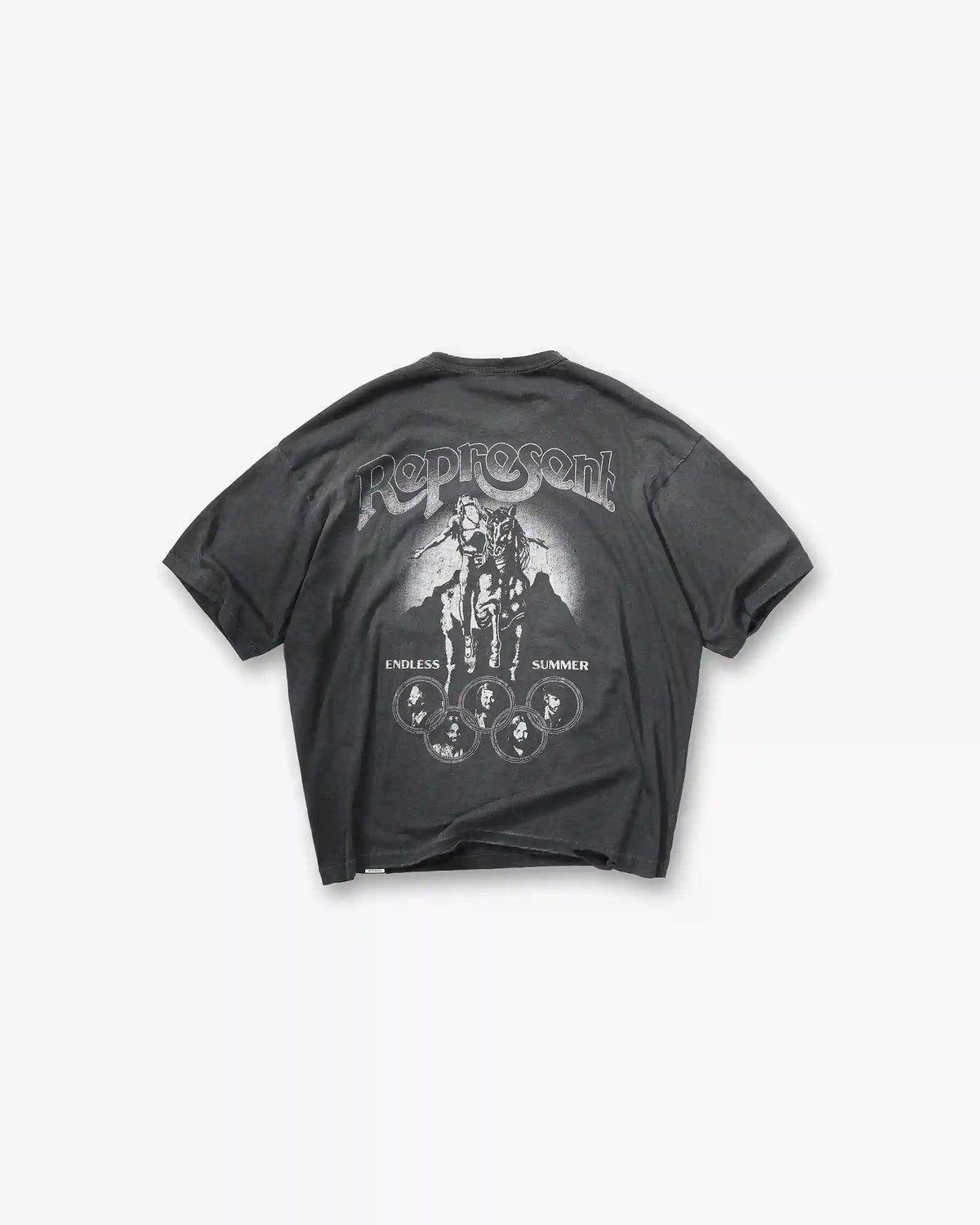 Represent x Beach Boys Endless Summer T-Shirt - Stained Black