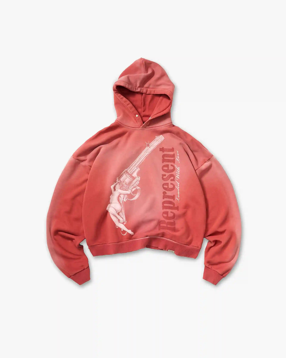 Loaded With Love Hoodie - Withered Rose