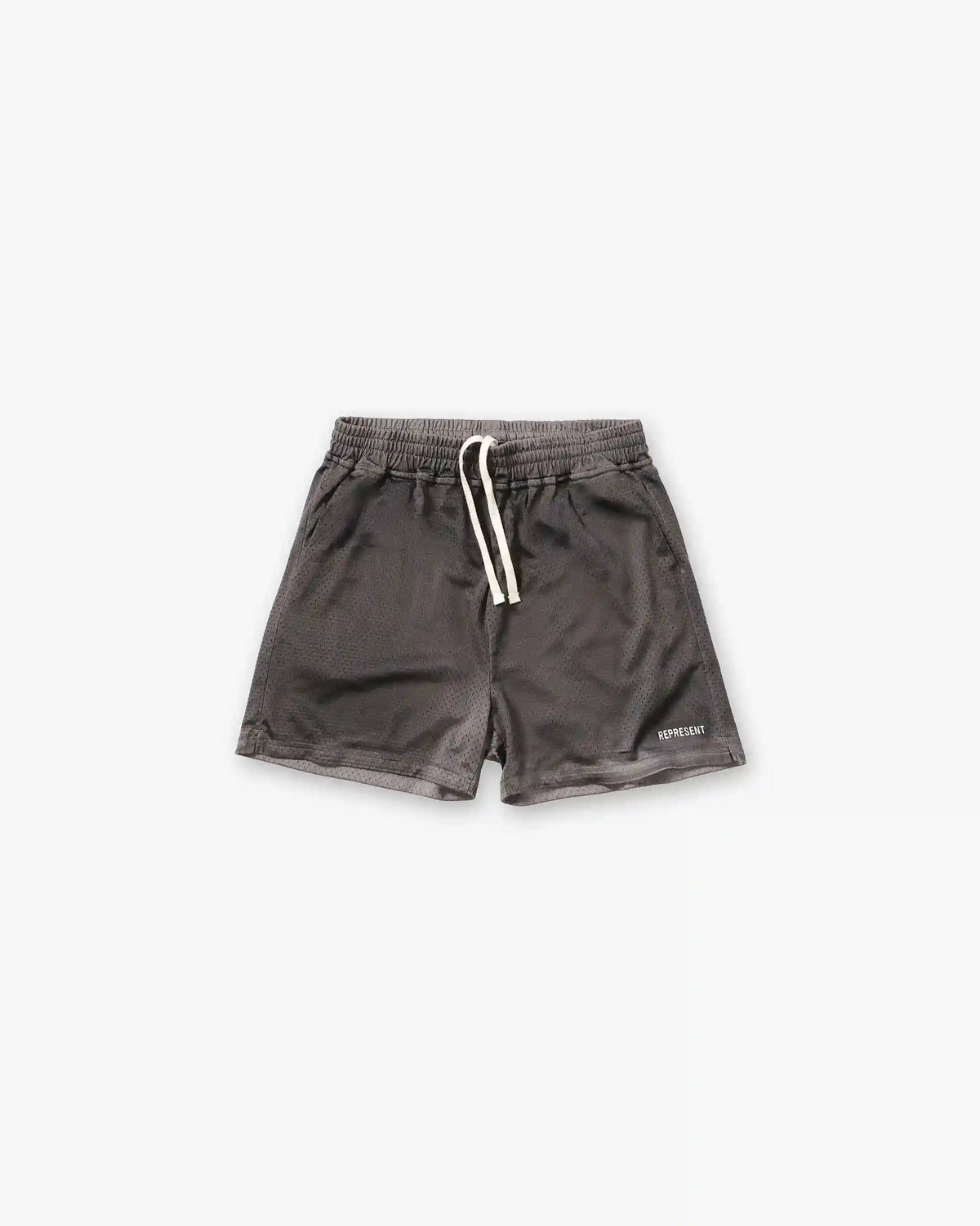 Washed Mesh Shorts - Vintage Grey