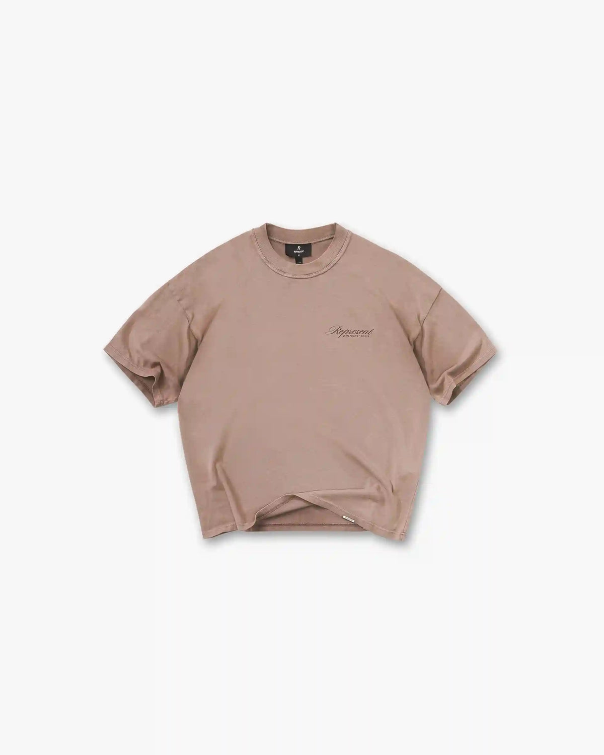 Represent Owners Club Script T-Shirt - Truffle