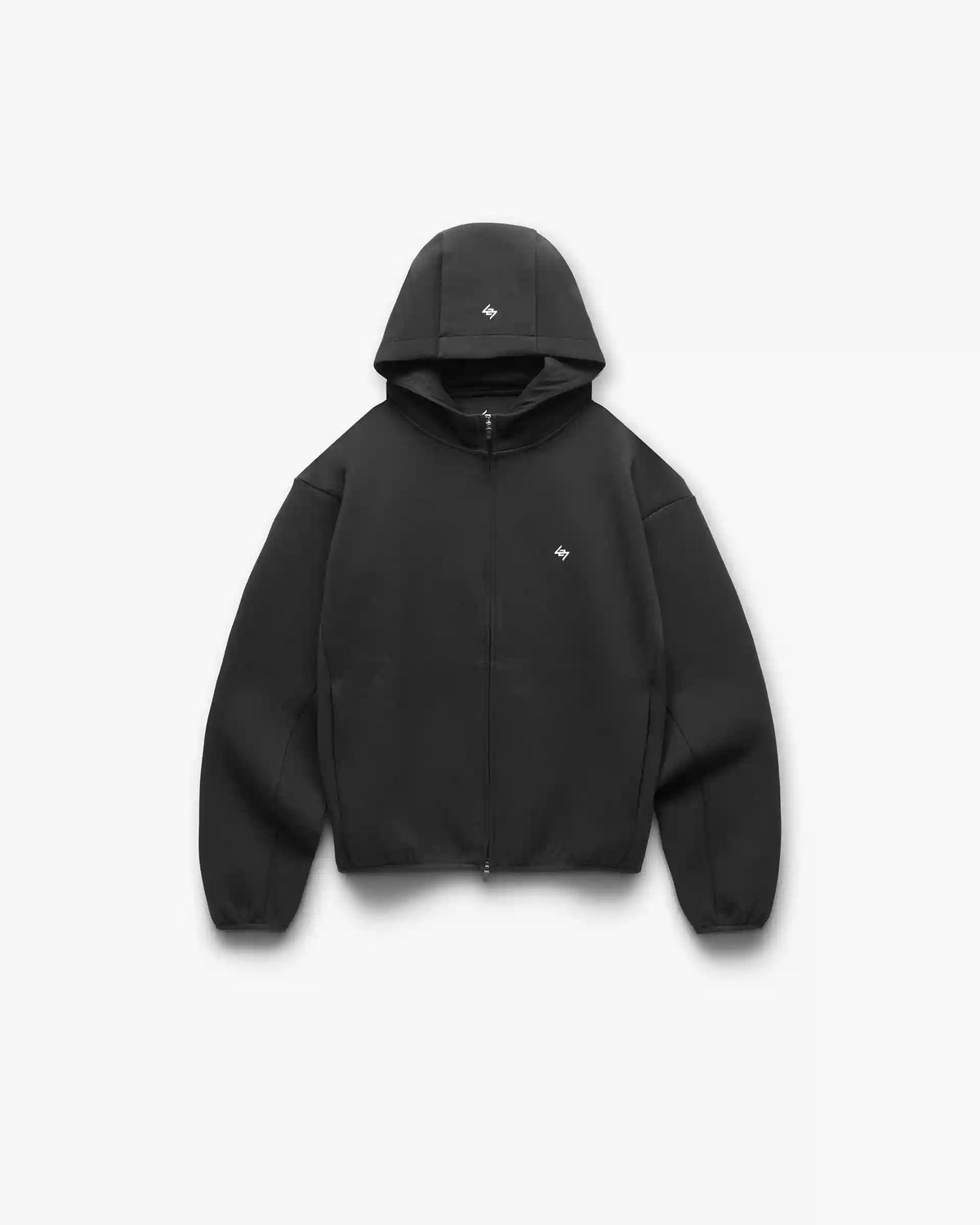 247 Form Zip Hoodie - Jet Black