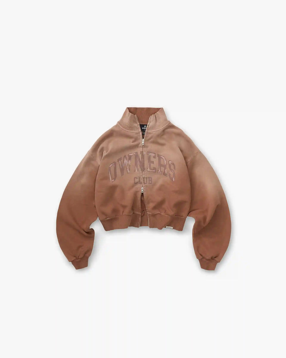 Represent Owners Club Zip Funnel Neck - Sienna