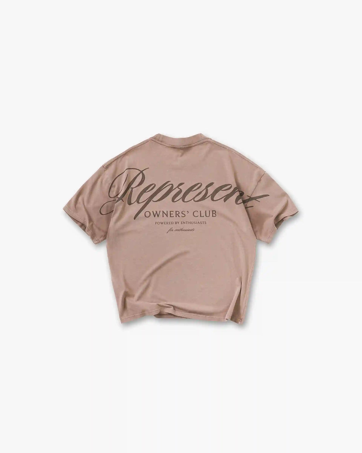 Represent Owners Club Script T-Shirt - Truffle