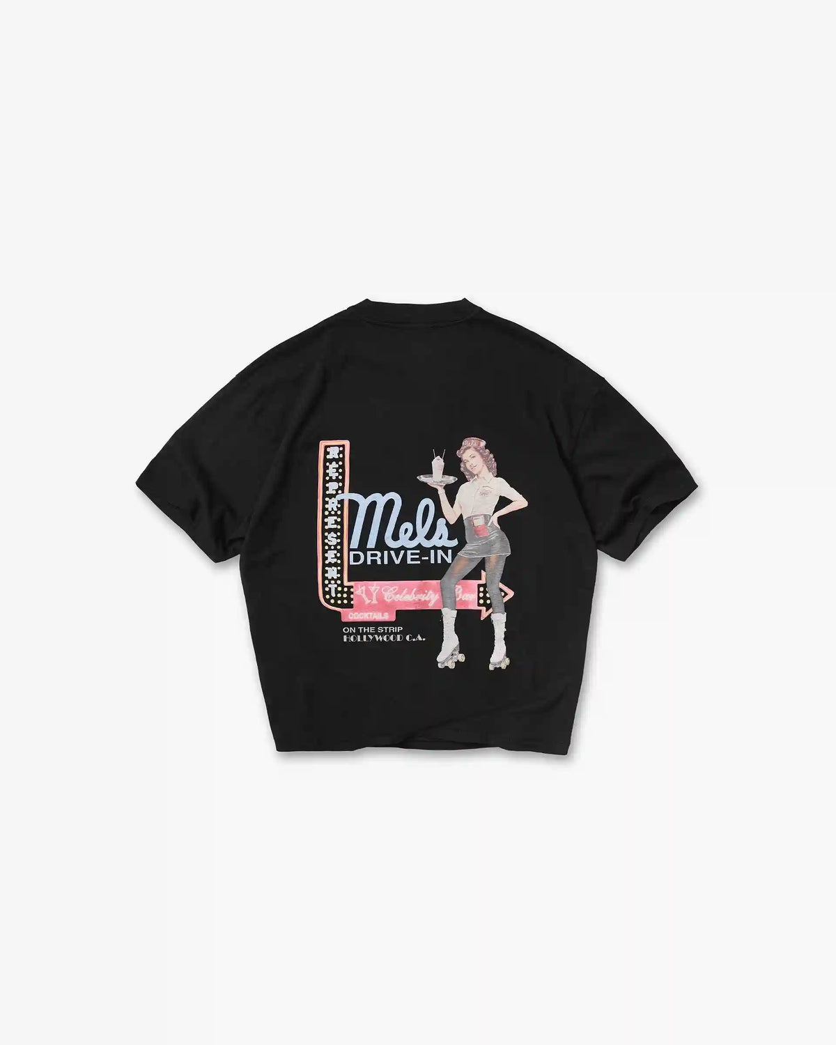 Represent x Mels Diner T-Shirt - Jet Black