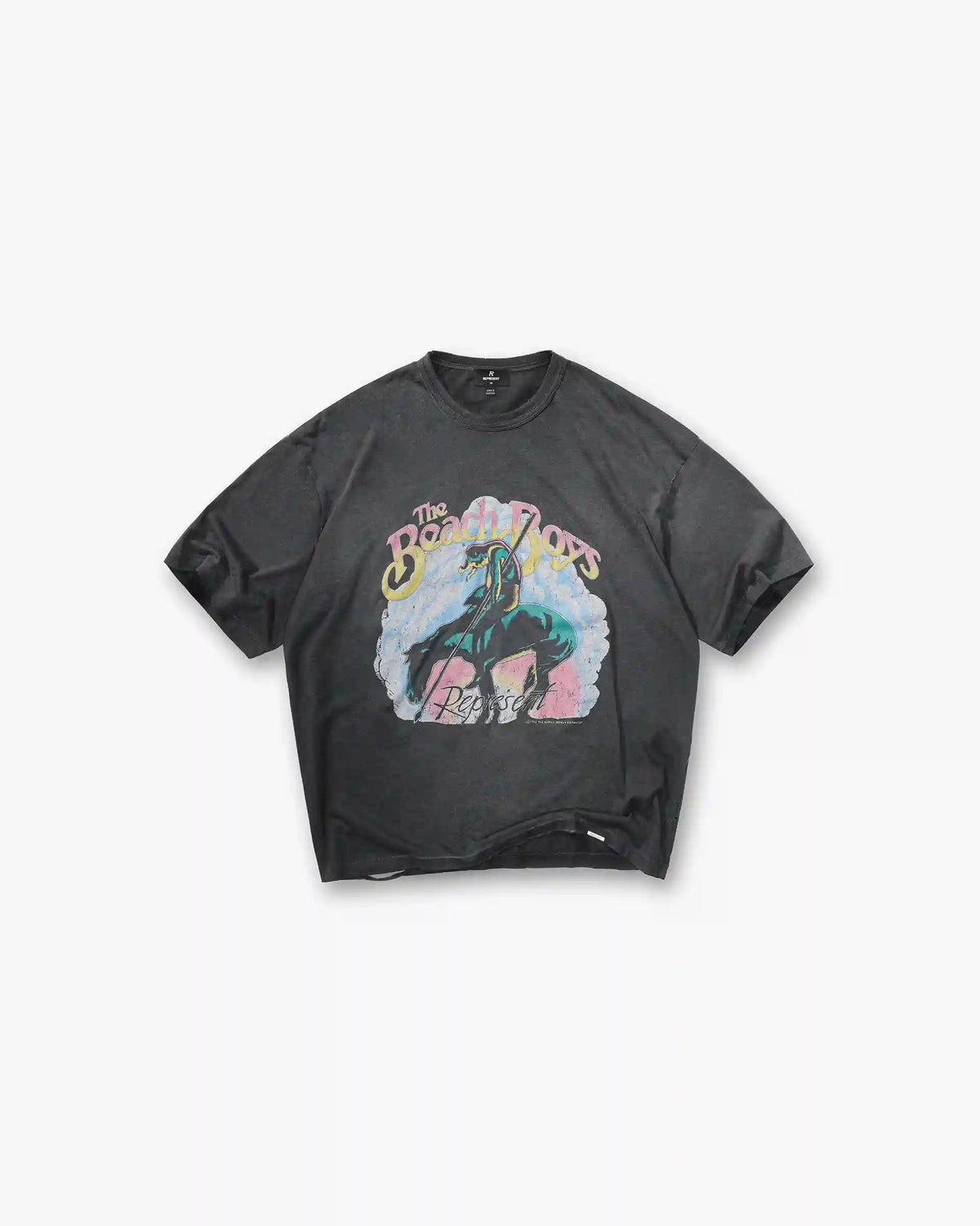 Represent x Beach Boys Endless Summer T-Shirt - Stained Black
