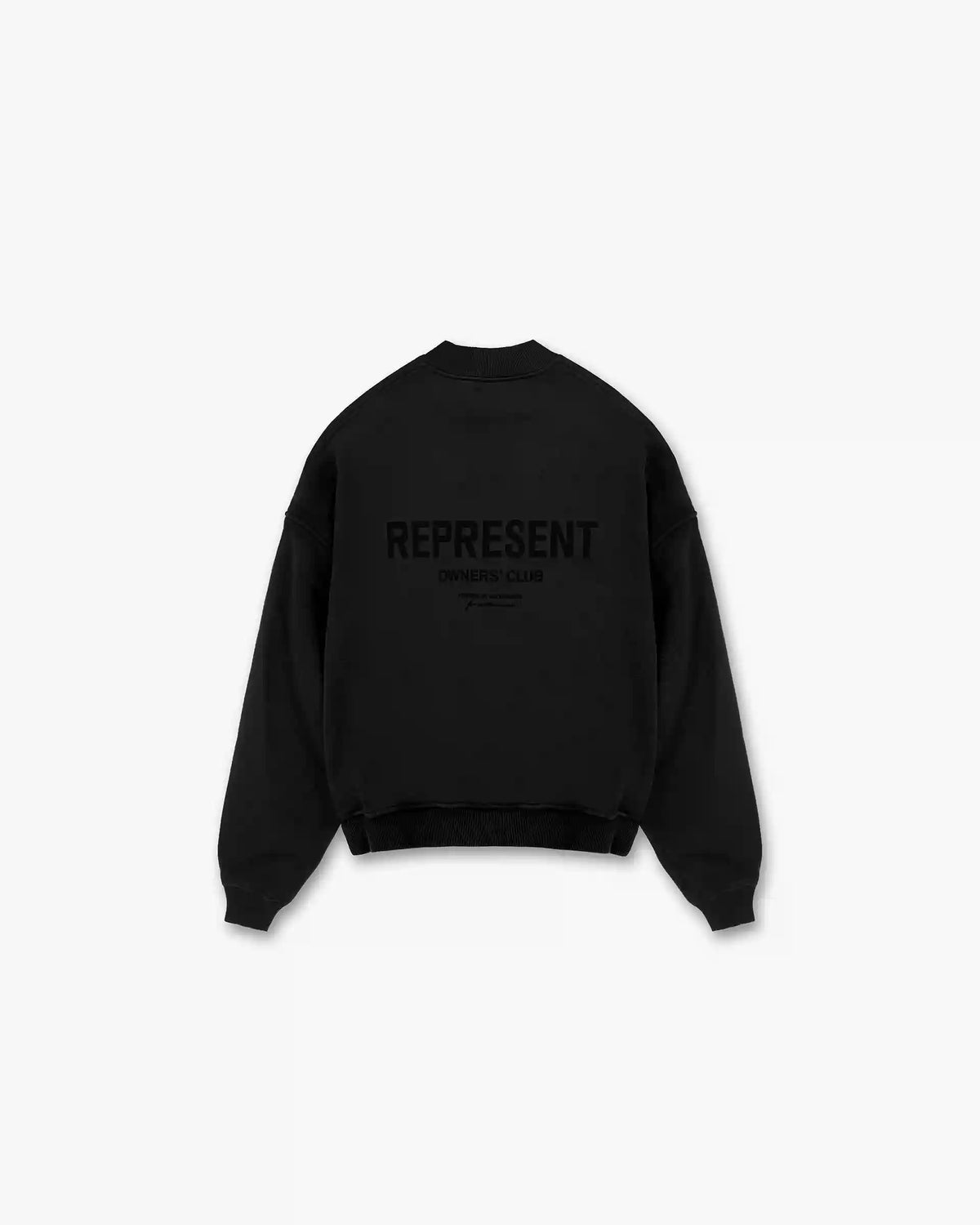 Represent Owners Club Flocked Sweater - Black