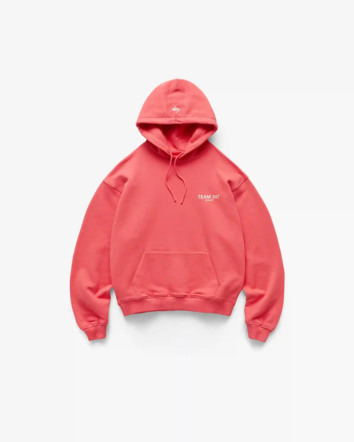 Team 247 Oversized Hoodie - Racing Red
