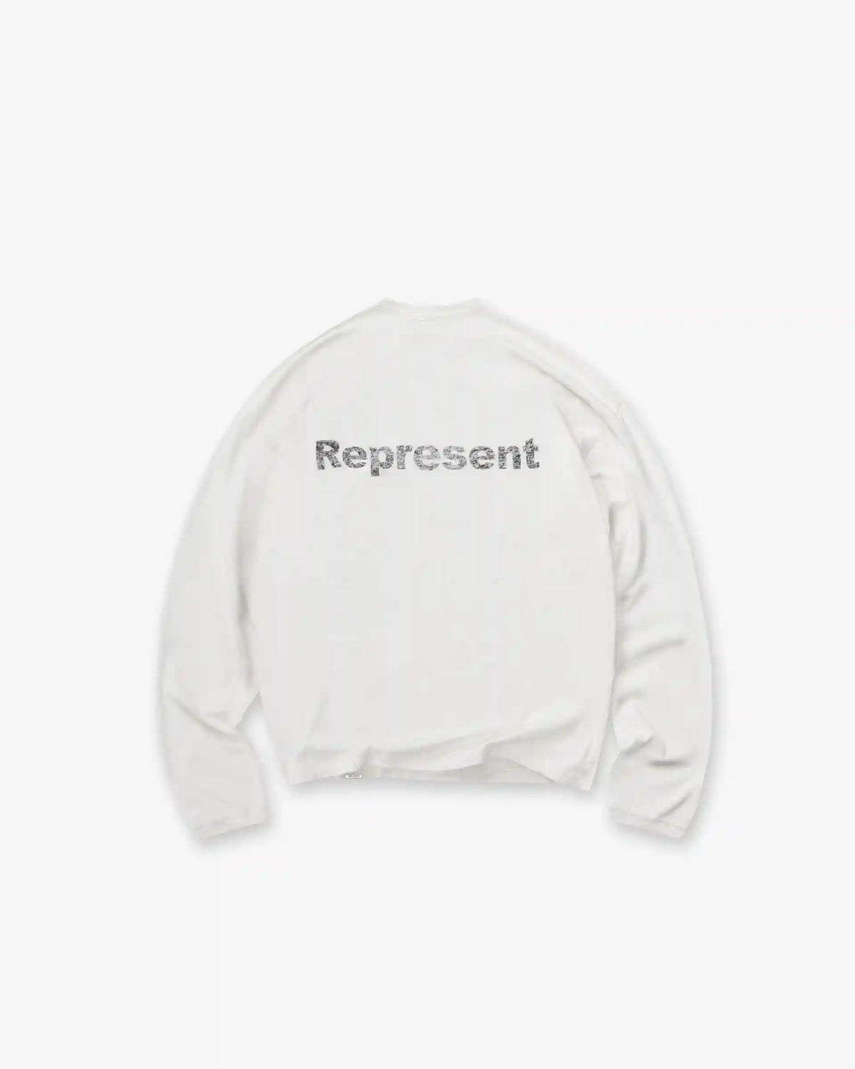 Lowercase Logo Long Sleeve T-Shirt - Flat White