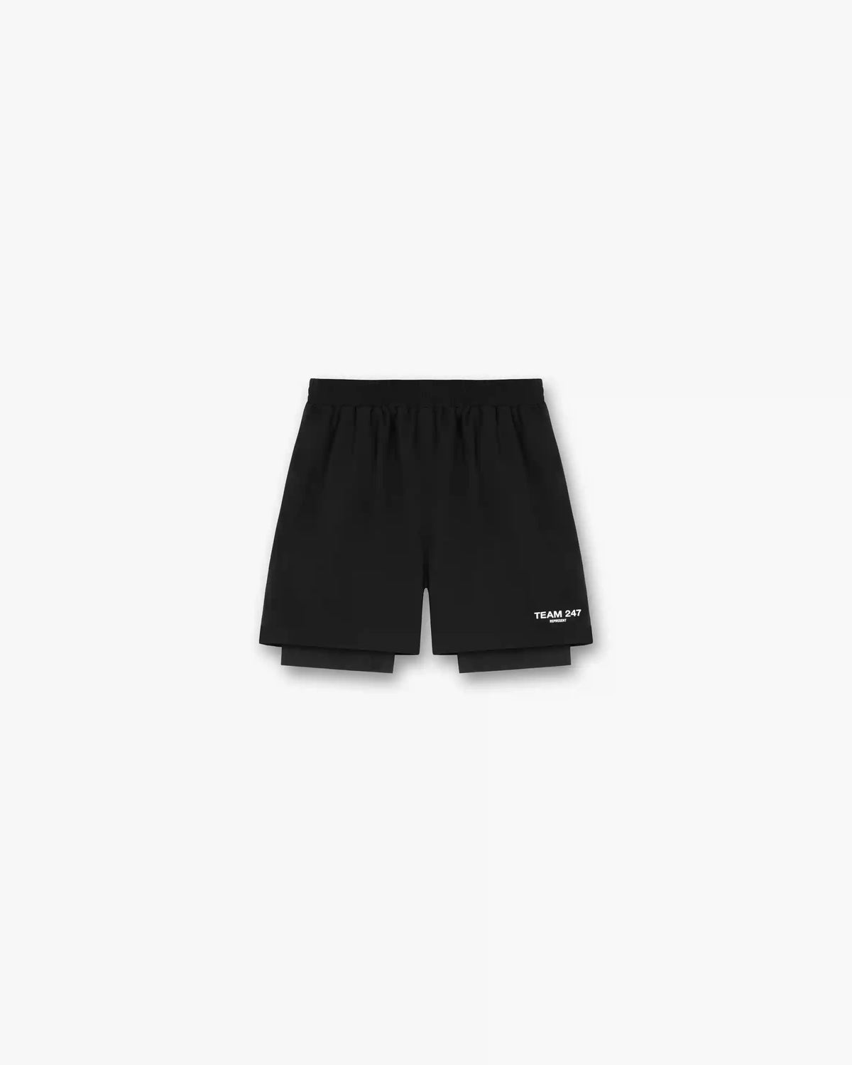 Team 247 2-In-1 Shorts - Black