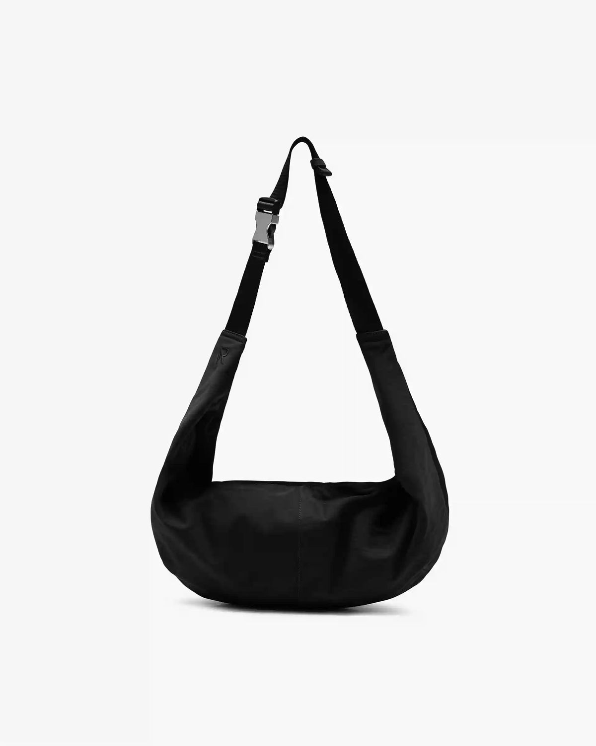 Initial Crossbody Bag - Jet Black