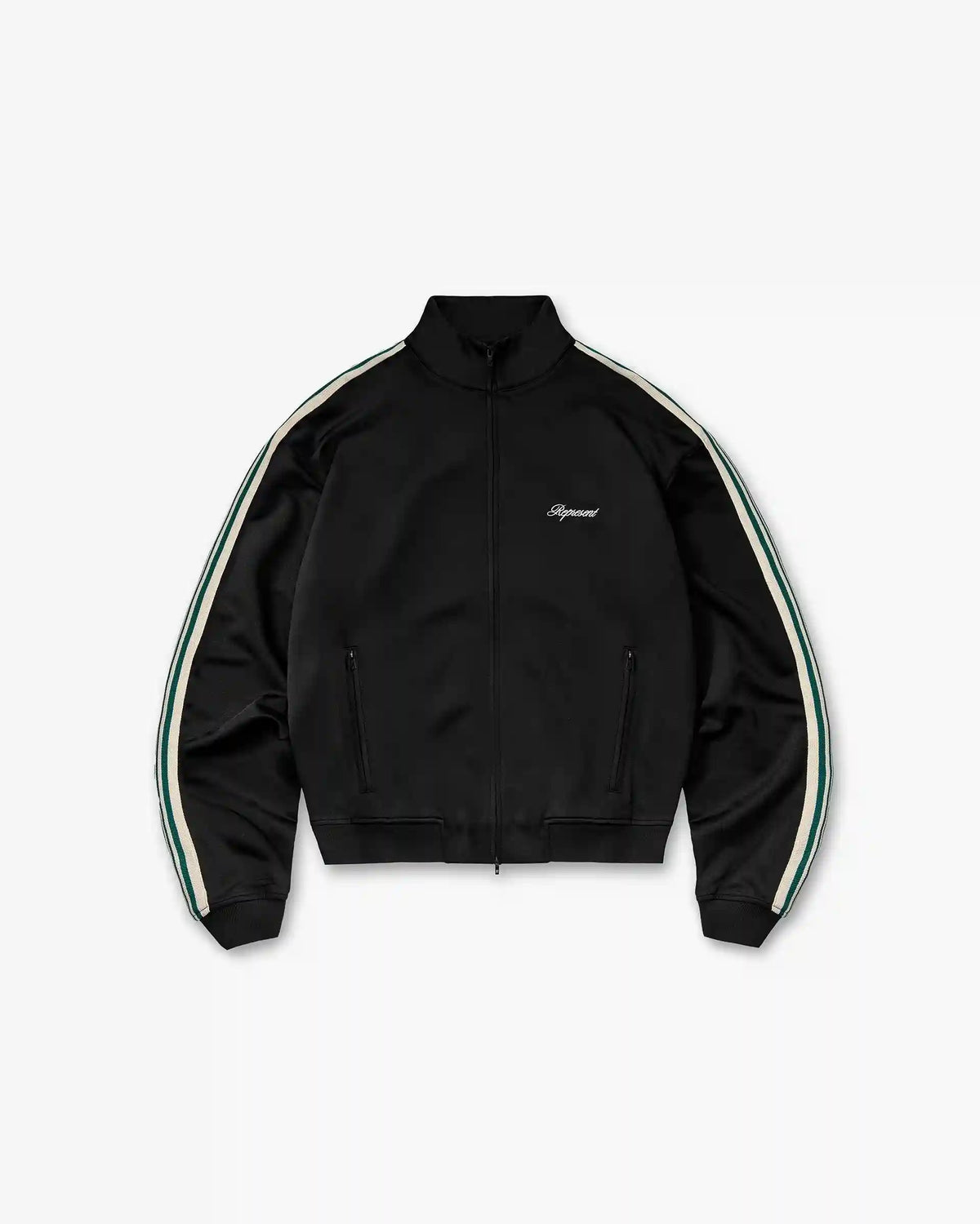 Taped Track Jacket - Jet Black