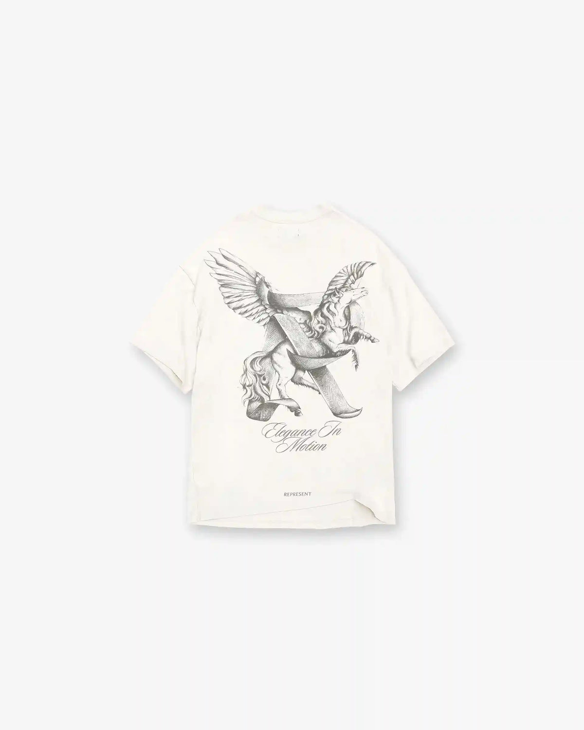 Elegance In Motion T-Shirt - Flat White