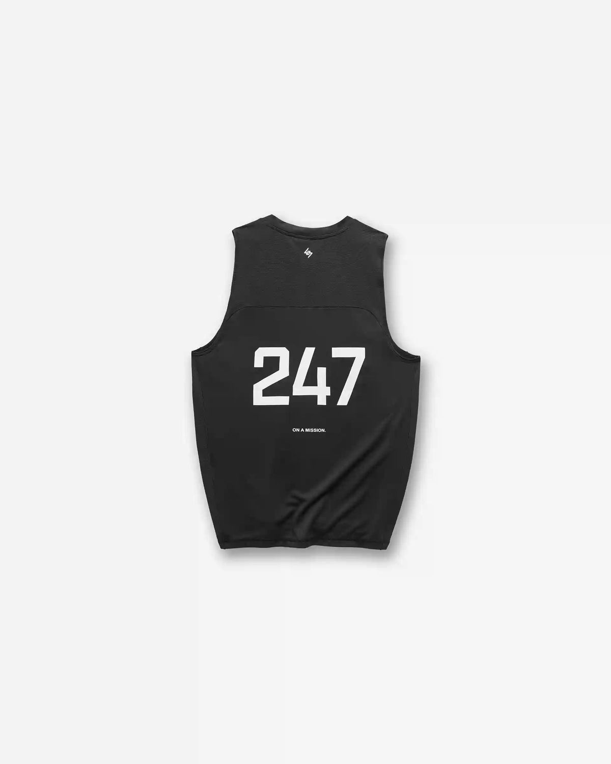 247 Numbers Vest - Jet Black