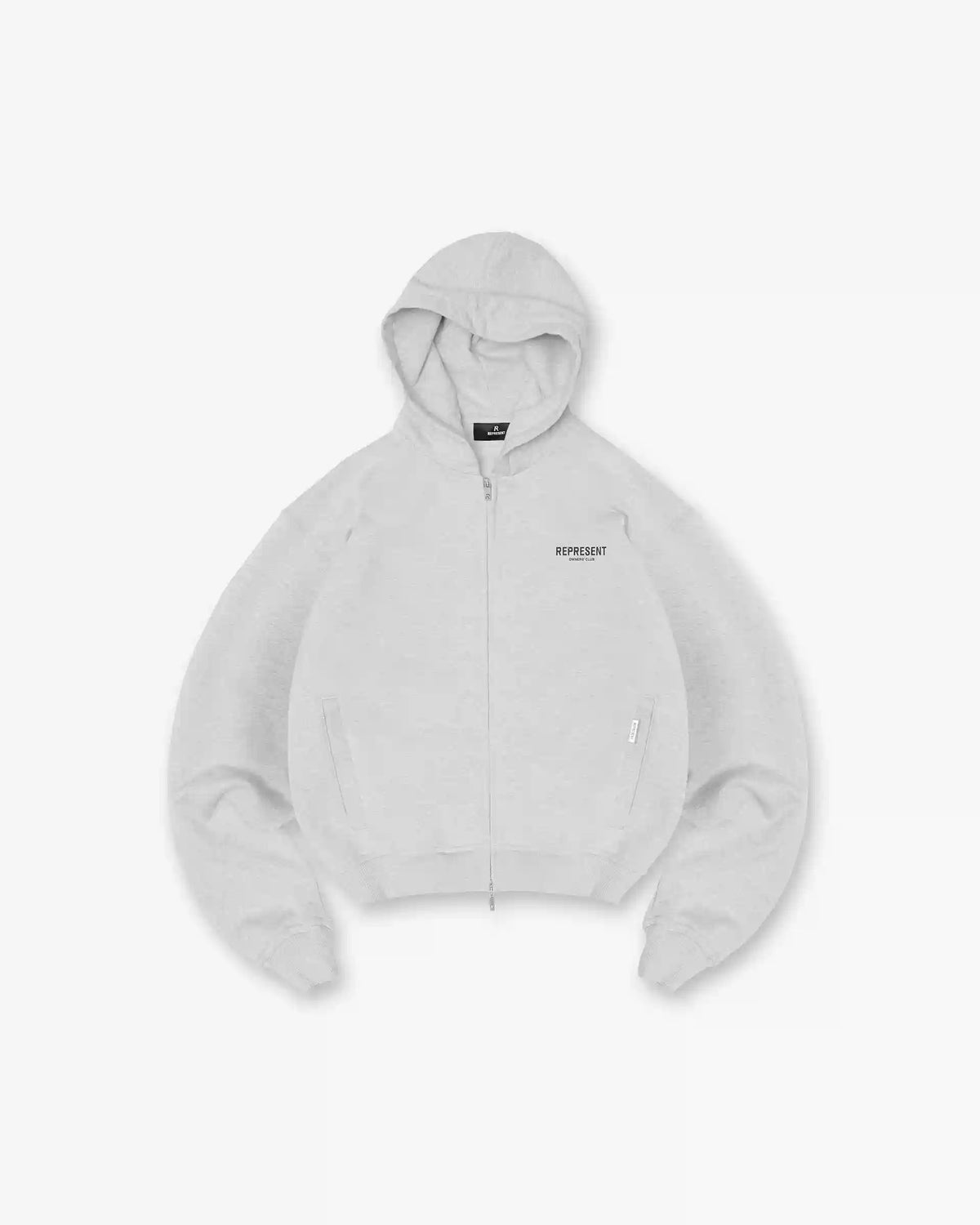 Represent Owners Club Zip Hoodie - Ash Grey