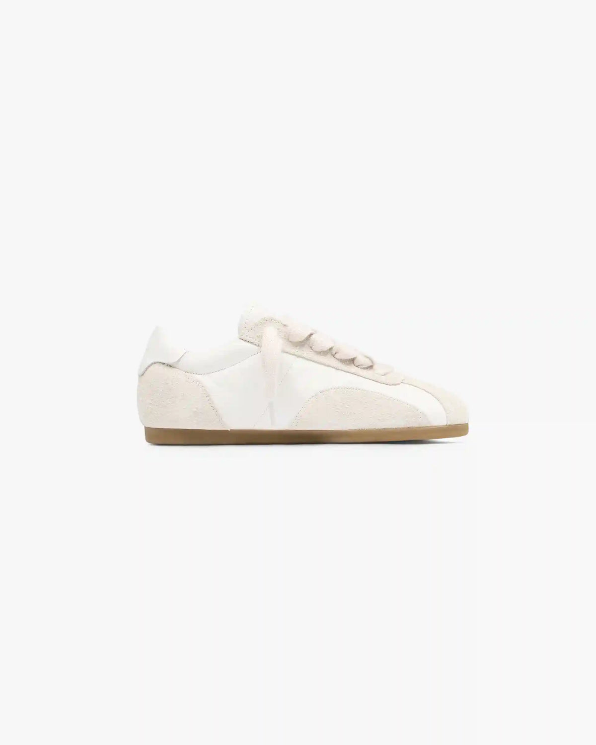 Low-Pro Leather Suede - Flat White Grey