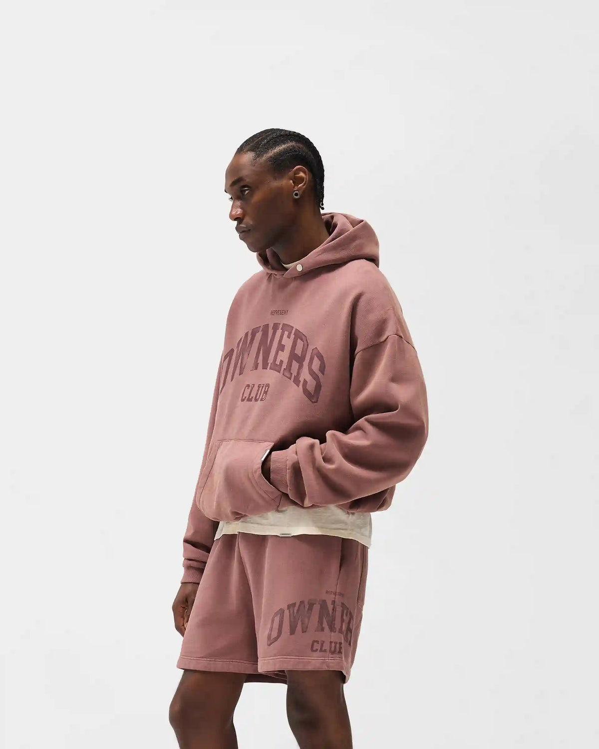 Represent Owners Club Hoodie - Smoked Rose