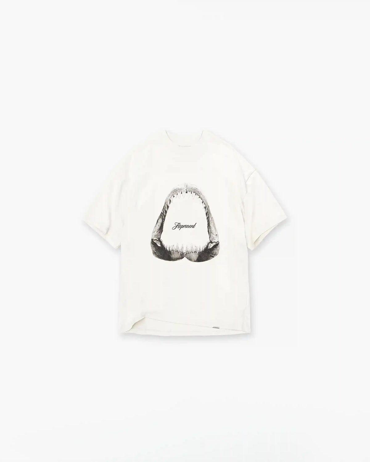 Shark Jaws T-Shirt - Flat White