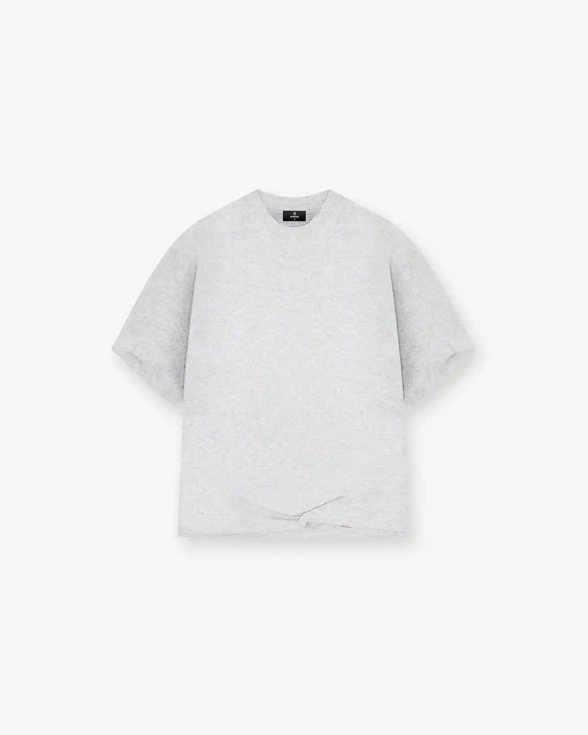 Initial Boxy T-Shirt - Ice Grey Marl