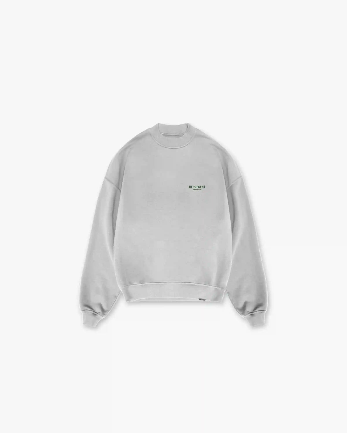 Represent Owners Club Sweater - Ash Grey Racing Green
