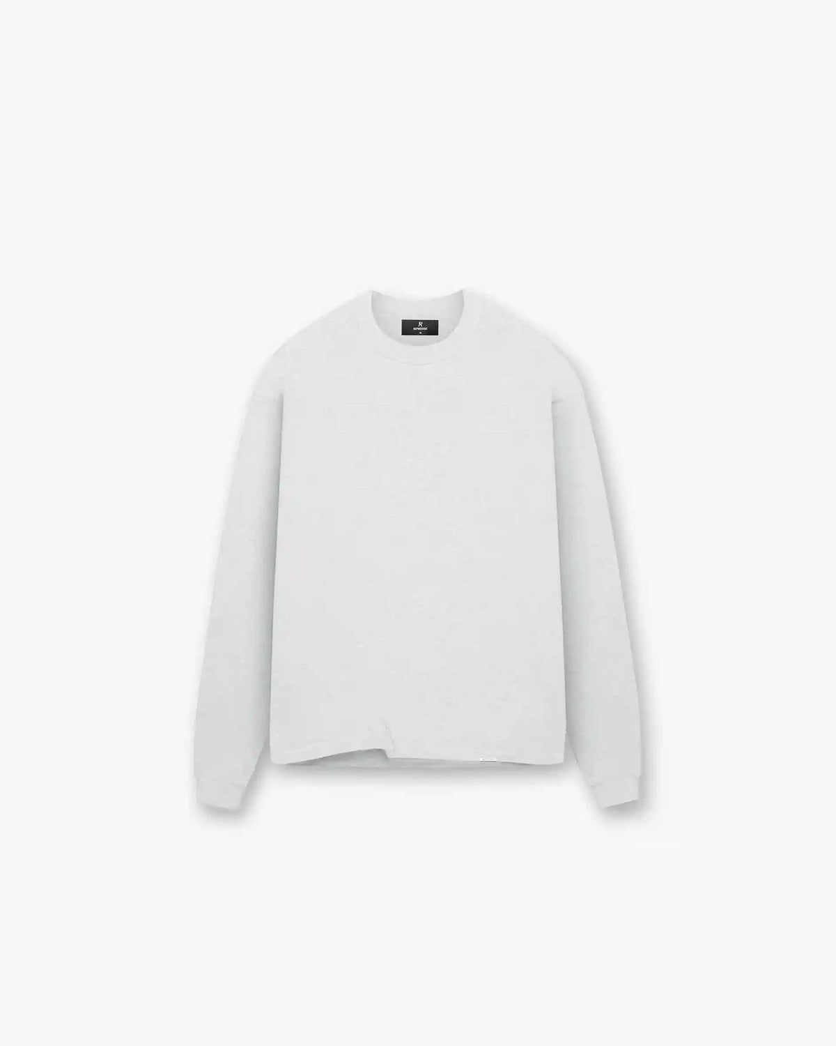 Initial Long Sleeve T-Shirt - Ice Grey Marl
