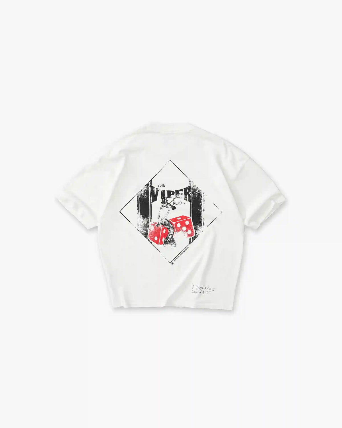 Represent x The Viper Room Dice T-Shirt - Flat White