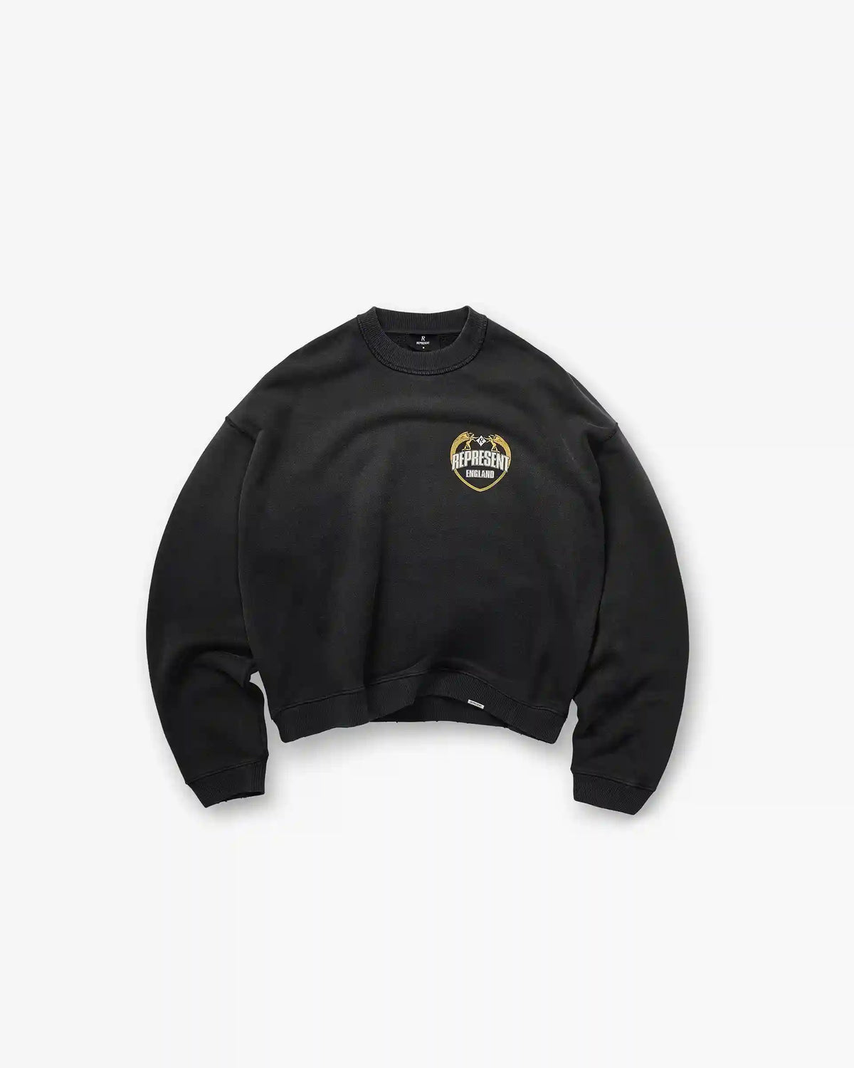 Angel Border Sweater - Stained Black