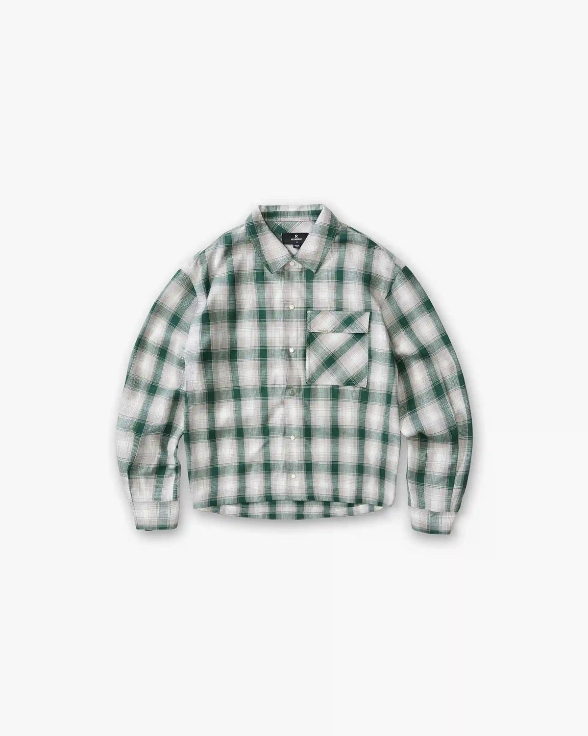 Waffle Flannel - Dark Green