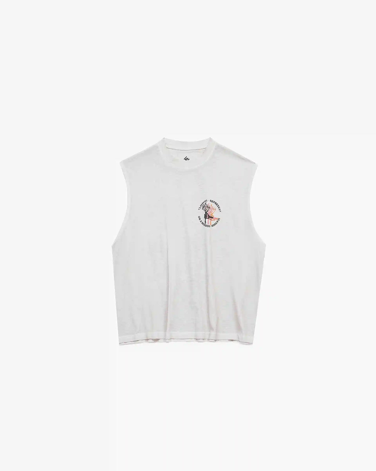247 Torch Boxy Tank - Bleach Wash