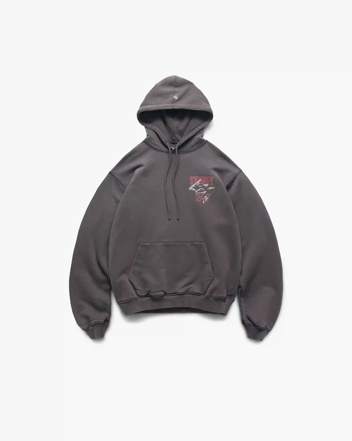 247 Sydney Hoodie - Washed Grey