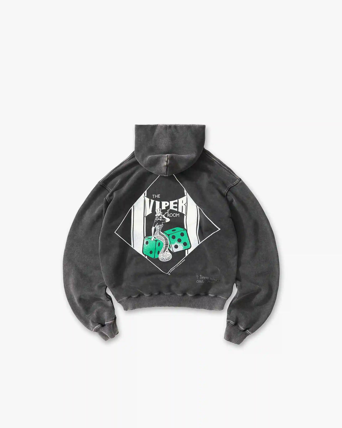 Represent x The Viper Room Dice Hoodie - Vintage Grey